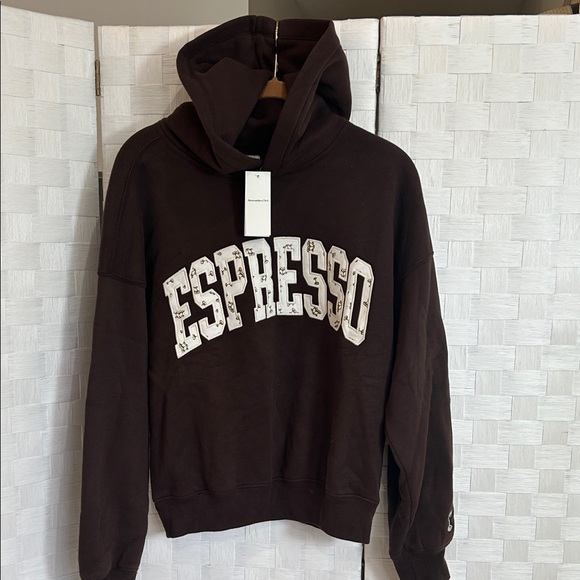 Abercrombie & Fitch Espresso Graphic Hoodie - Dark Brown - Picture 3 of 7